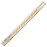 Vater VH5AS 5A Stretch Wood Tip Hickory Drum Sticks Pair Front View